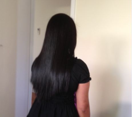 Hair Straightening for our valued client