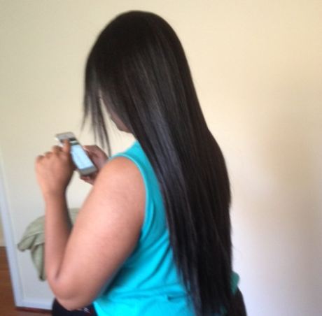 Popular Permanent Hair Straightening of Client