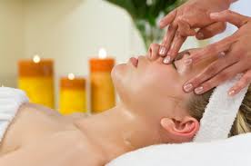 relaxing facial