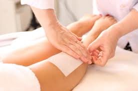 leg waxing
